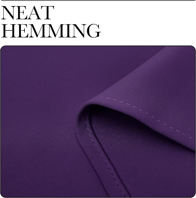 NICETOWN RV Blackout Curtains for Camper Windows, Royal Purple, Short Blackout - Image 6