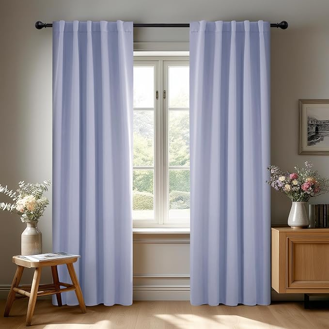 Deconovo Back Tab and Rod Pocket Blackout Curtains by Deconovo
