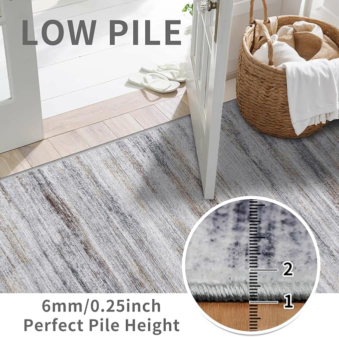 6x12 Runner Rug for Wide Hallway: Long Washable Area Rugs for Living Room - Image 6