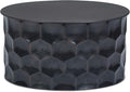 SIMPLIHOME Whitney Industrial 31 inch Wide Metal Storage Coffee Table in Antique Bronze, Fully Assembled for the Living Room and Bedroom