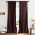 Guken 100% Blackout Curtains 108 Inch Length 2 Panels Set by Guken