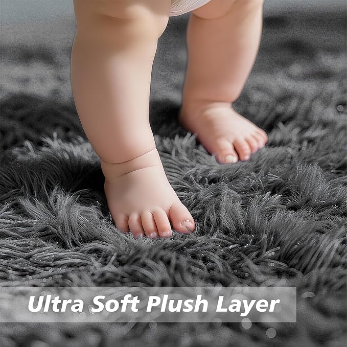 yulidayang Fluffy Round Area Rugs - Image 3