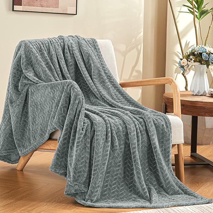 inhand Grey Fleece Queen Blanket - Image 6