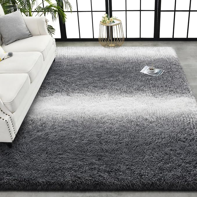 TWINNIS Super Soft Shaggy Rugs Fluffy Carpets, 5x8 Feet, Indoor Modern Plush - Image 8
