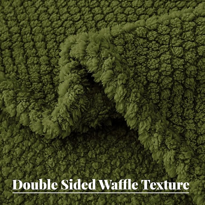 Whale Flotilla Twin Size Fuzzy Fleece Blanket, Fluffy Warm Soft Jacquard Bed - Image 6