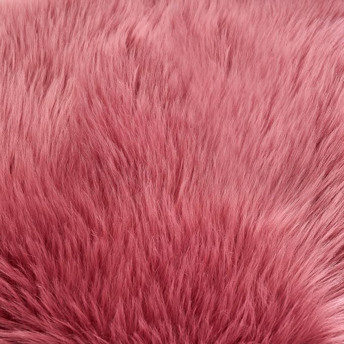EasyJoy Ultra Soft Fluffy Rugs Faux Fur Rug Chair Cover Seat Pad Fuzzy Area Rug - Image 8