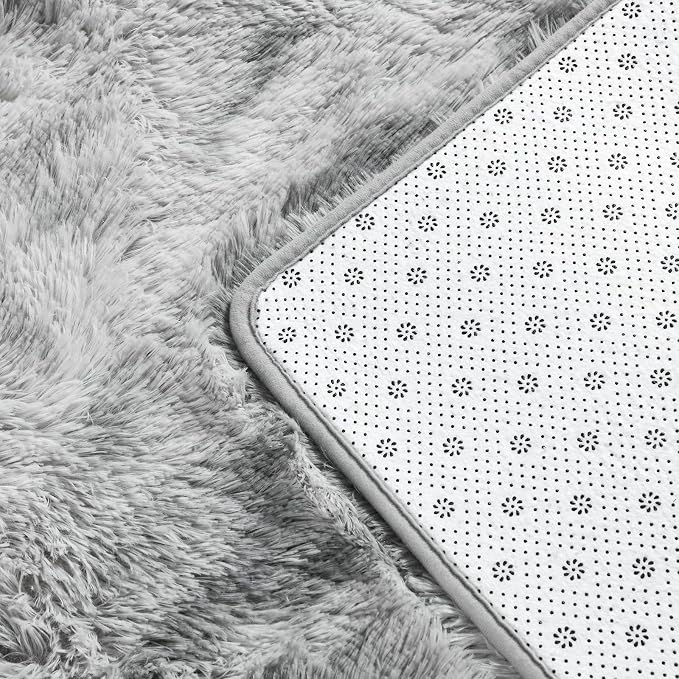 Large Shag Area Rugs 10 x 14, Tie-Dyed Plush Fuzzy Rugs - Image 6
