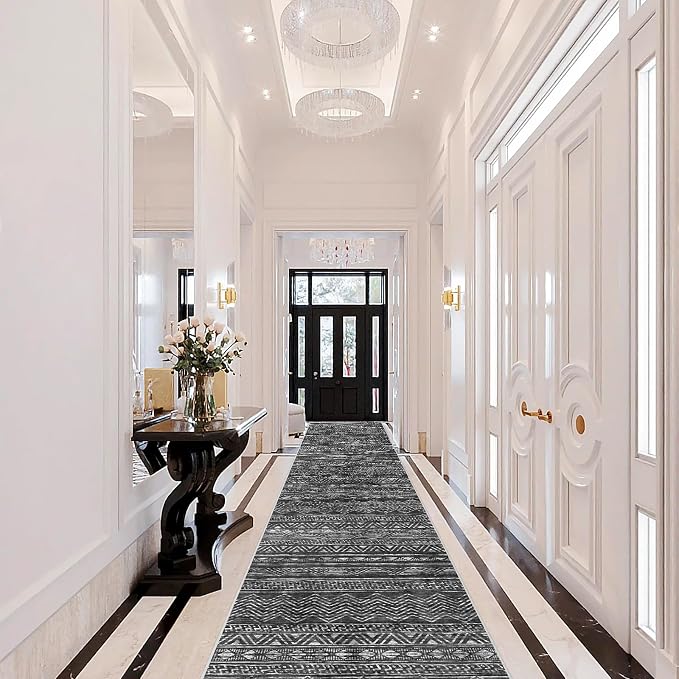 Moroccan Hallway Runner Rug 2'6''x16' by Ksrau