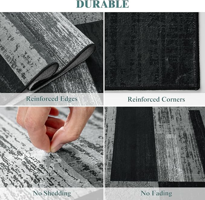 LIANLAM 8x10 Washable Area Rugs - Image 8