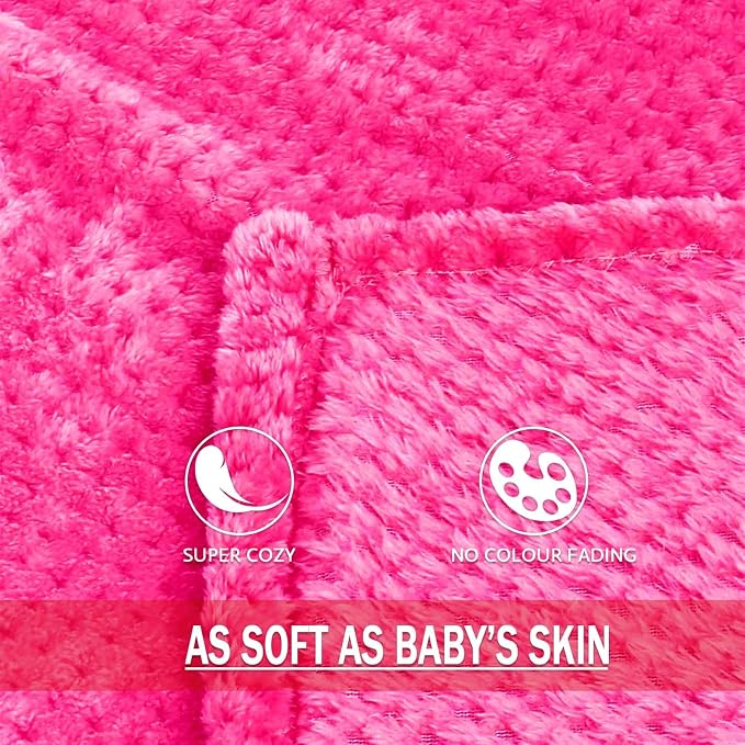 Exclusivo Mezcla Fleece Bed Blanket Twin Size, Super Soft and Warm Blankets - Image 8