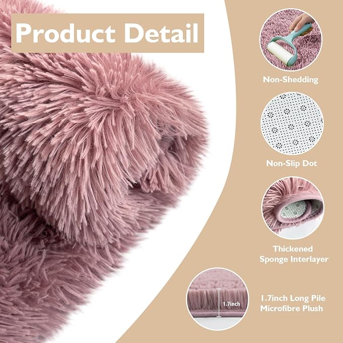 yulidayang Fluffy Round Area Rugs - Image 4