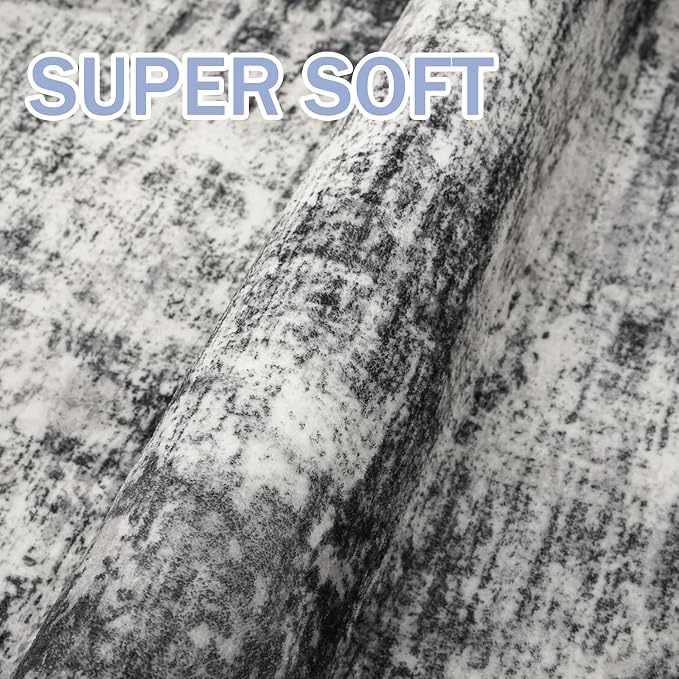 IOHOUZE Abstract Runner Rug 3x18 Ft Extra Long Washable Runners - Image 7