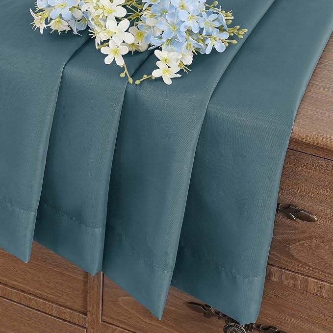 Valances for Windows 14 inch Length 2 Panels, Small Voile Sheer Curtains for - Image 6