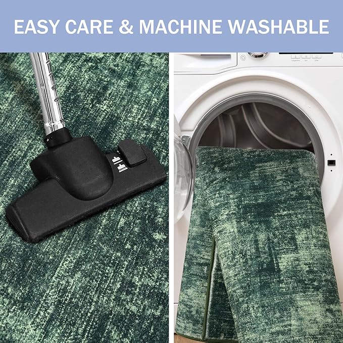 IOHOUZE Abstract Runner Rug 2x7 Ft Washable Runners - Image 3