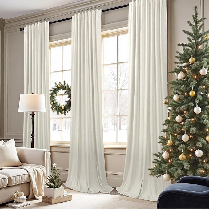 Drapes 92 Inch Length 2 Panels Set - Image 2