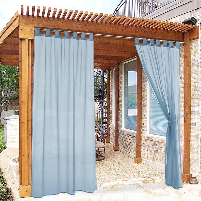 RYB HOME Outdoor Curtains Waterproof by RYBHOME