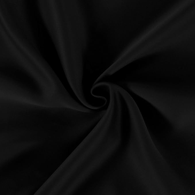 LEMOMO Black Blackout Curtains 34 x 63 Inch Length/Set of 2 Curtain - Image 5