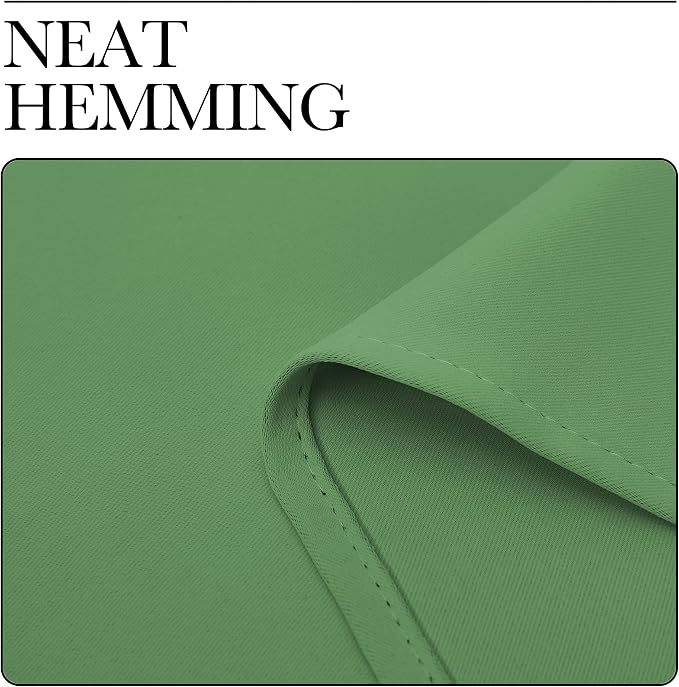 NICETOWN Window Curtains for Bedroom, Froest Green, 2 Panels, W42 x L48 -Inch - Image 6