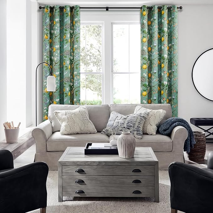 Topfinel 80 Inches Long Custom Sage Green Luxury Curtains - Image 6