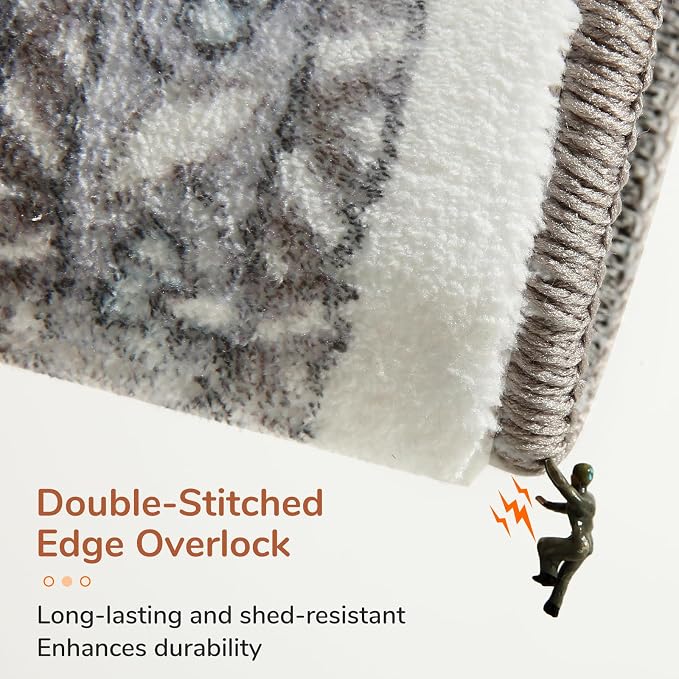 OPPODREAM Soft Area Rugs 5x7, 5x7 Washable Rug - Image 3
