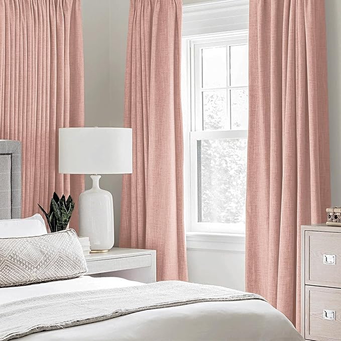MIULEE Linen Curtains 100% Blackout - Image 2