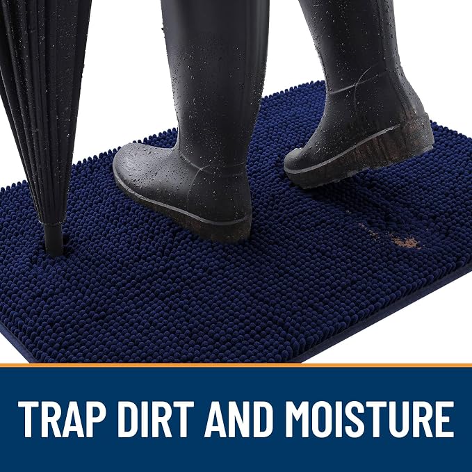 OLANLY Dog Door Mat for Muddy Paws 70x32, Absorbs Moisture and Dirt, Absorbent - Image 2