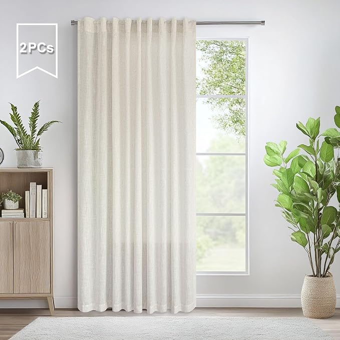 Pitalk 72 Inch Wide by 108 Inch Curtains - Image 2