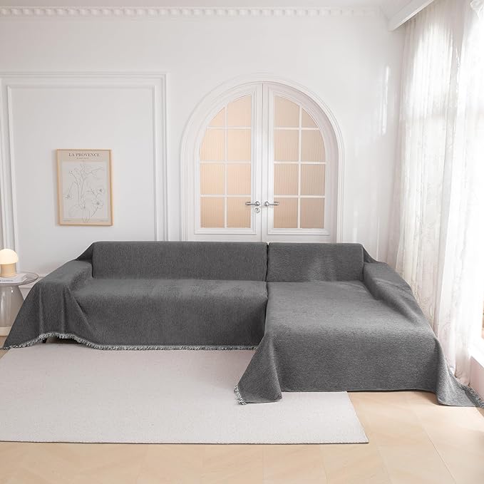 MYSKY HOME Couch Cover for Dogs, Washable Couch Covers, Non Slip Sofa Cover - Image 4