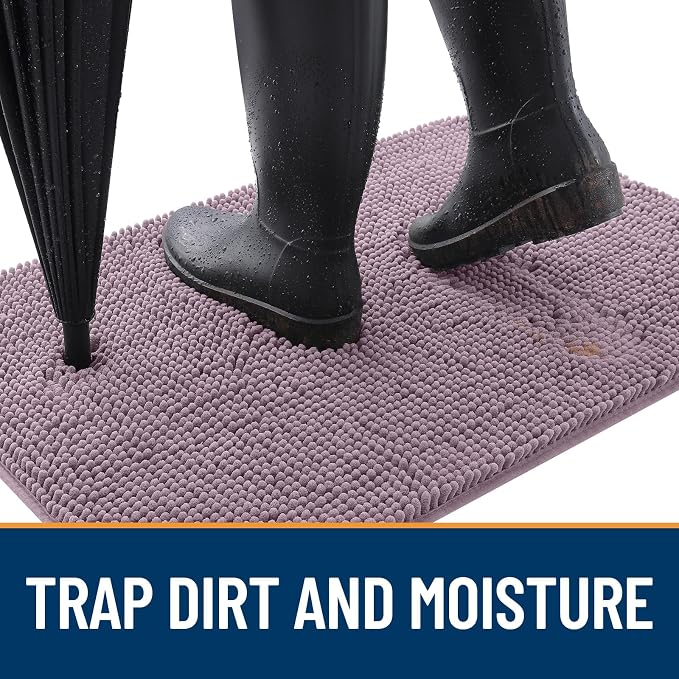 OLANLY Dog Door Mat for Muddy Paws 35x24, Absorbs Moisture and Dirt, Absorbent - Image 2