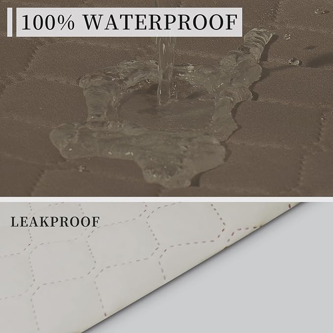 ISSUNTEX Double Protection 100% Waterproof Loveseat Sofa Covers - Image 3
