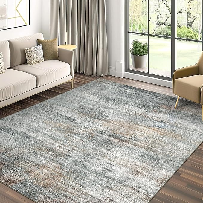 BEIMO Area Rugs 3x5 for Living Room Bedroom, Indoor Modern Abstract Machine by BEIMO