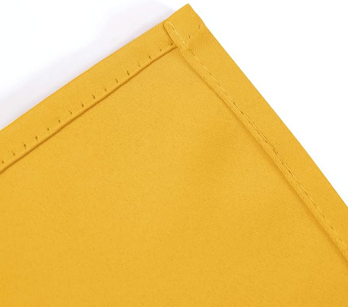 LEMOMO Yellow Thermal Blackout Curtains/38 x 54 Inch/Set of 2 Panels Room - Image 8