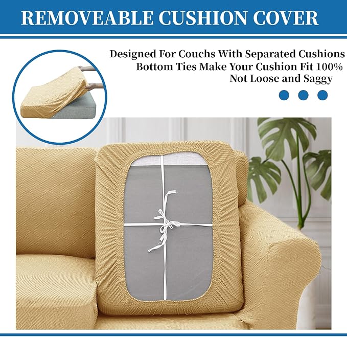 XINEAGE 2026 New 3 Pieces Couch Covers - Image 4