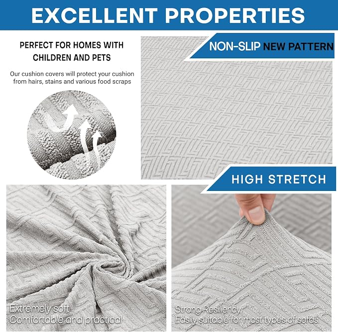 XINEAGE 2026 New 3 Pieces Couch Covers - Image 2