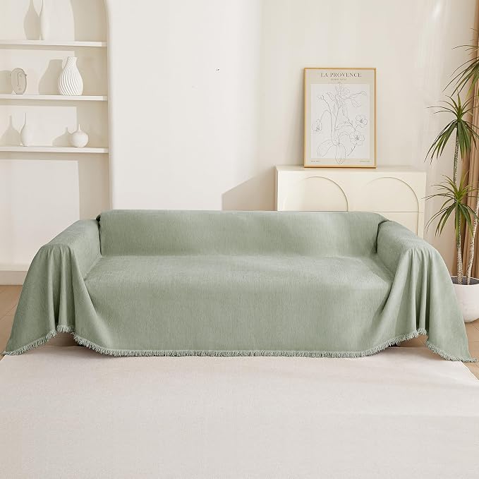 MYSKY HOME Sectional Couch Cover Blanket Living Room Furniture Protector - Image 9