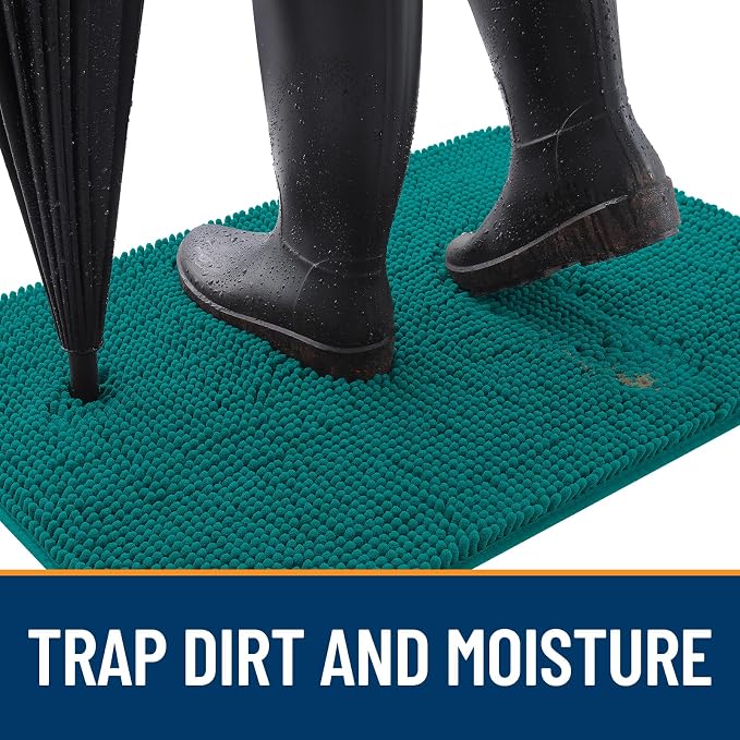 OLANLY Dog Door Mat for Muddy Paws 59x32, Absorbs Moisture and Dirt, Absorbent - Image 2