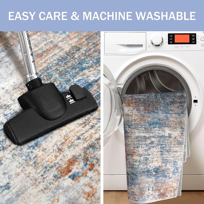 IOHOUZE Small Abstract Area Rug 2x3 Ft Entryway Rugs Washable Door Mat Indoor - Image 3