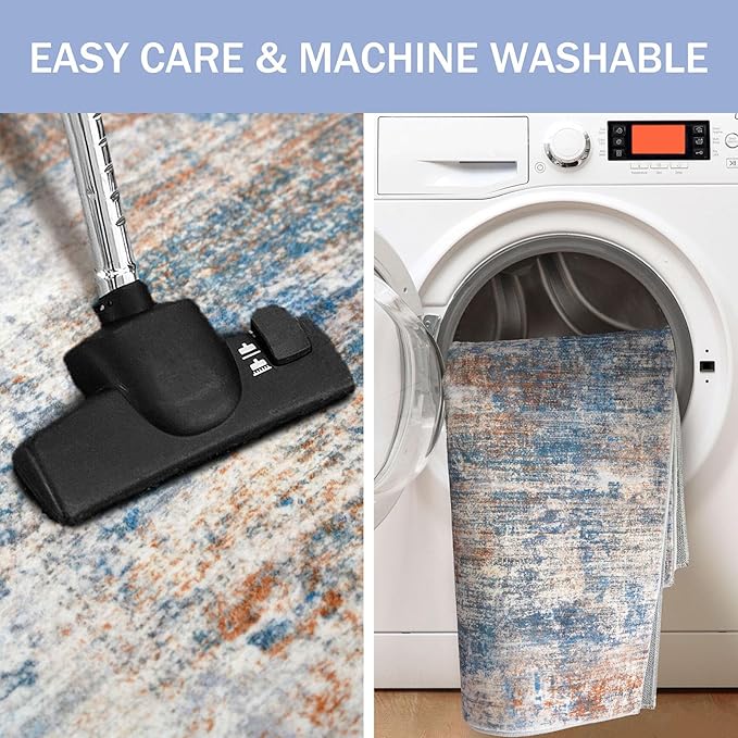 IOHOUZE Abstract Area Rug 3x5 Ft Washable Rugs - Image 3