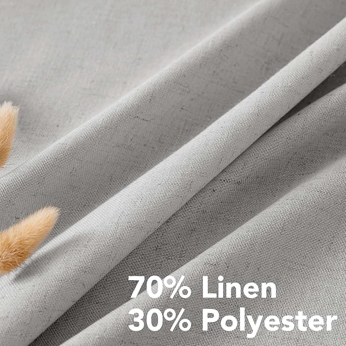 H.VERSAILTEX Elegant Natural Linen Blended Energy Efficient Light Filtering - Image 4