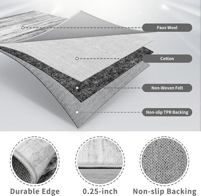 3x18 Washable Hallway Runner Rug: Extra Long Runners - Image 7