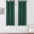 LEMOMO Green Blackout Curtains 34 x 54 Inch Length/Set of 2 Curtain by Lemomo