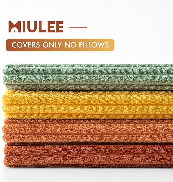 MIULEE Decorative Throw Pillow Covers 18x18 Inch Set of 4, Vibrant Cushion - Image 6