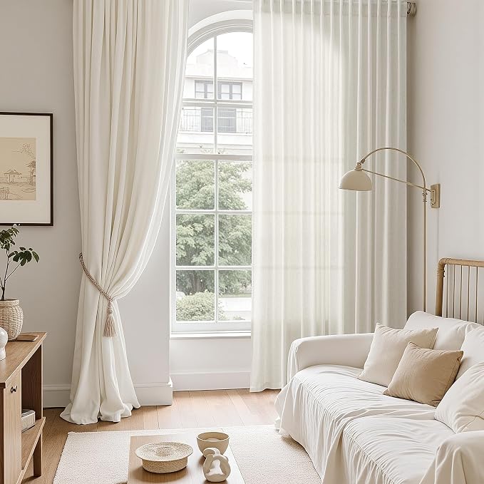 Nanspring Natural Linen Curtains - Image 6