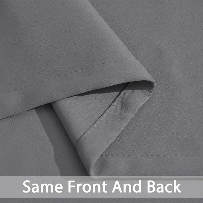 Yakamok Short Blackout Curtains 36 inches, Grommet Thermal Insulated Small - Image 6