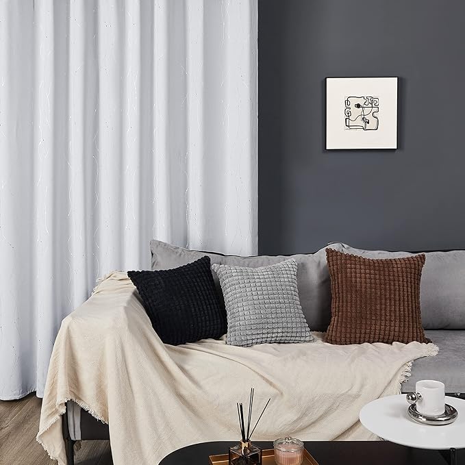 Deconovo Bedroom Curtains, Room Darkening Drapes, Thermal Insulated Soundproof - Image 6