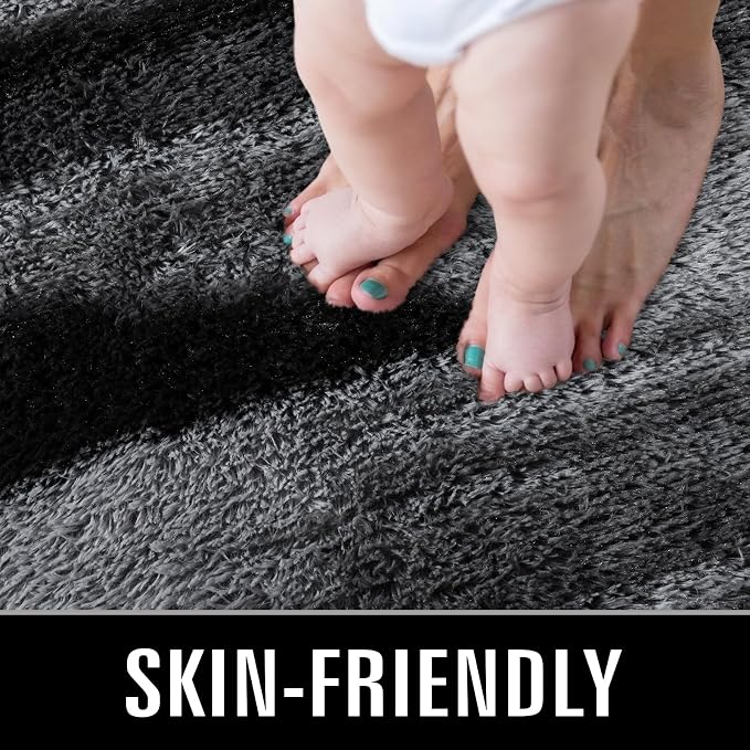 TWINNIS Super Soft Shaggy Rugs Fluffy Carpets, 6x9 Feet, Indoor Modern Plush - Image 3