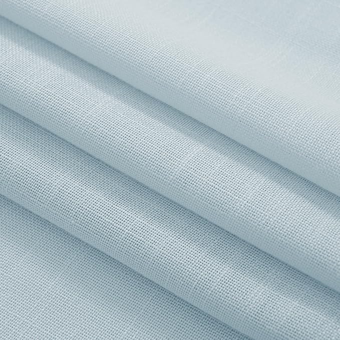 Sky Blue Curtains 108 inch Length - Image 6