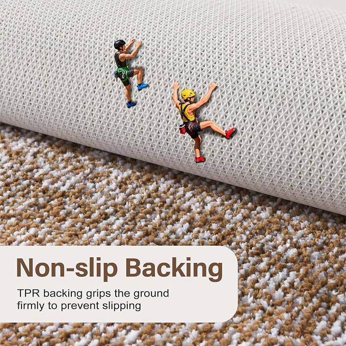 Bathroom Rugs 24x17 Non Slip Washable, Coffee Bath Mat - Image 5