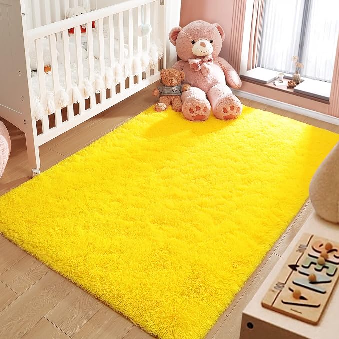 LOCHAS Ultra Soft Indoor Modern Area Rugs Fluffy Living Room Carpets - Image 4