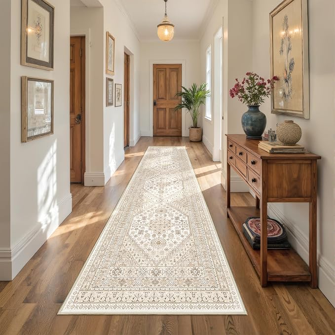 Kitchen Runner Rug Non Slip Washable 2.5x10, Soft Ultra-Thin Entryway Rug - Image 5